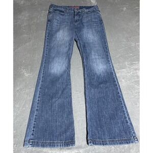 Cinch Jeans Women 28 Blue Denim Flare Western Cowboy Rodeo Comfort Casual